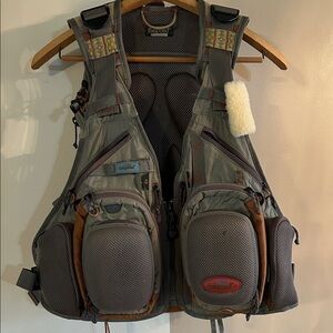 Olive green Fishpond Men's fly  Fishing Vest backpack